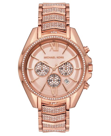 michael kors whitney pave tri tone stainless steel chronograph watch|Whitney Rose Gold.